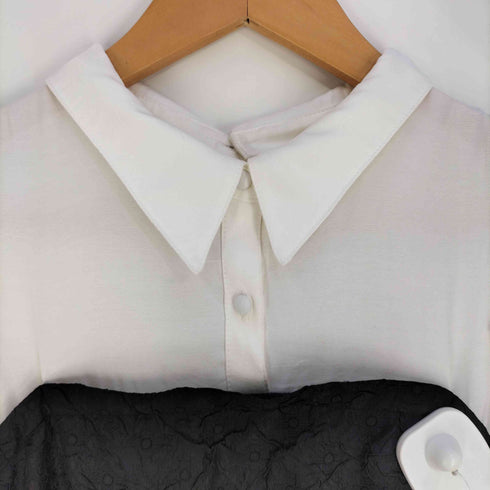 ダズリン dazzlin 23ss ブラウスレイヤードジャガードワンピース レディース JPN:M